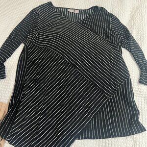 Chicos black and white work top